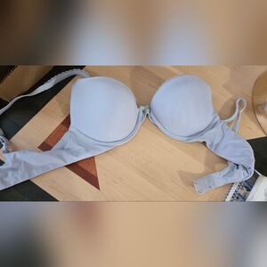 Victoria's Secret Body By Victoria Push-up Bra 34B Blue Gray Color